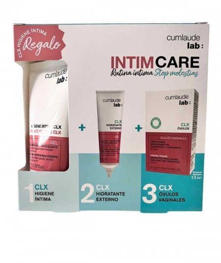 Cumlaude Lab Pack IntimCare: CLX Higiene Íntima + CLX Hidratante Interno + CLX 10 Óvulos Vaginales